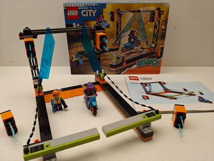 Lego 60340: Het mes stuntuitdaging, Kinderen en Baby's, Speelgoed | Duplo en Lego, Zo goed als nieuw, Lego, Complete set, Ophalen of Verzenden