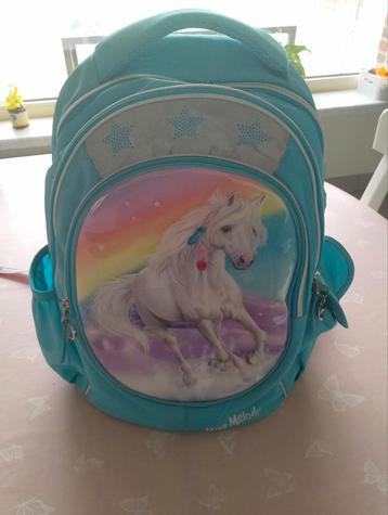 Hele mooie boekentas voor meisje met paard  beschikbaar voor biedingen