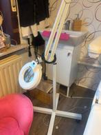 Vergrootlamp op statief met led licht, Ophalen, Zo goed als nieuw