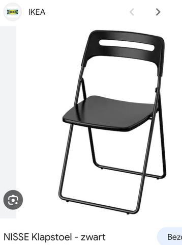 Ikea “Nisse” klapstoeltjes 8x te koop aan 8,50€/stoeltje