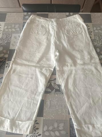 Witte linnen broek maat 31 beschikbaar voor biedingen