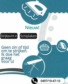 Jij hebt meer vrije tijd, want ik doe graag je strijk!