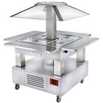 Îlot Buffet Chauffant Bain-Marie 4 GN 1/1 – Diamond, Enlèvement ou Envoi