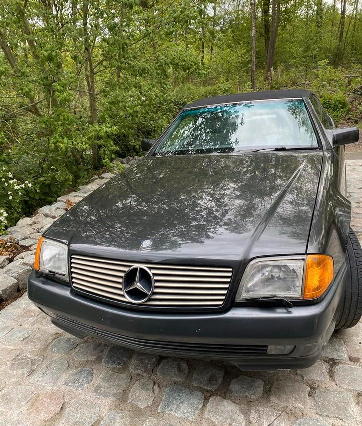 Mercedes Sl 320r129, Auto's, Oldtimers, Particulier, Mercedes-Benz, Benzine, Cabriolet, Automaat, Overige kleuren, Grijs, Leder