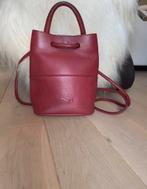 NATAN multifunctionele bordeauxrode leren tas, Handtassen en Accessoires, Tassen | Damestassen, Ophalen, Zo goed als nieuw, Handtas