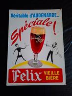 Oud reclamebordje van brouwerij Felix, Verzamelen, Merken en Reclamevoorwerpen, Ophalen of Verzenden, Zo goed als nieuw, Reclamebord