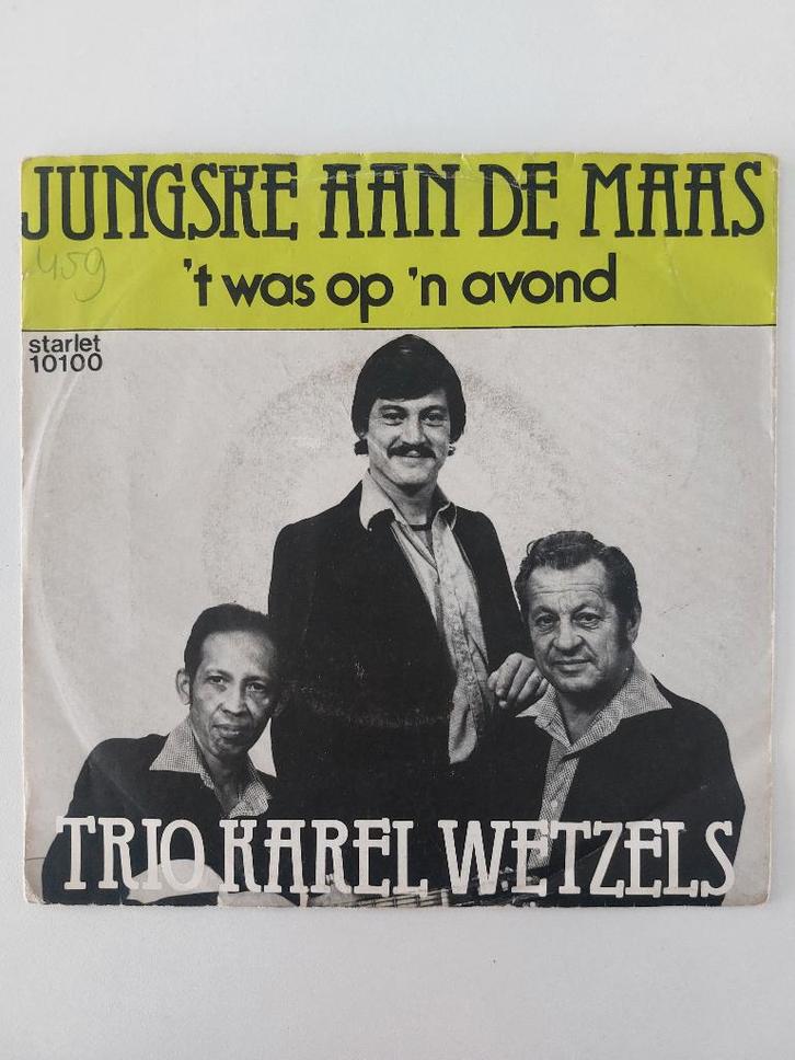 Trio Karel Wetzels - Jungske Aan De Maas (1980), CD & DVD, Vinyles Singles, Pressage original, Single, En néerlandais, Enlèvement ou Envoi