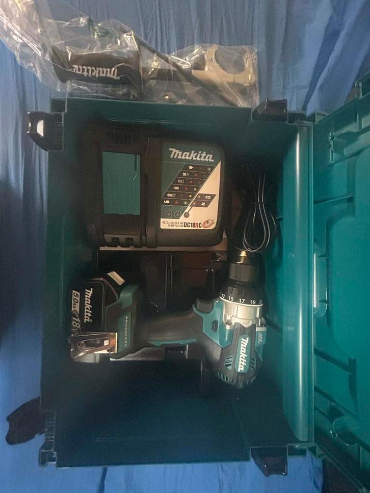 Makita boormachine NIEUW, Doe-het-zelf en Bouw, Aggregaten, Zo goed als nieuw, Ophalen
