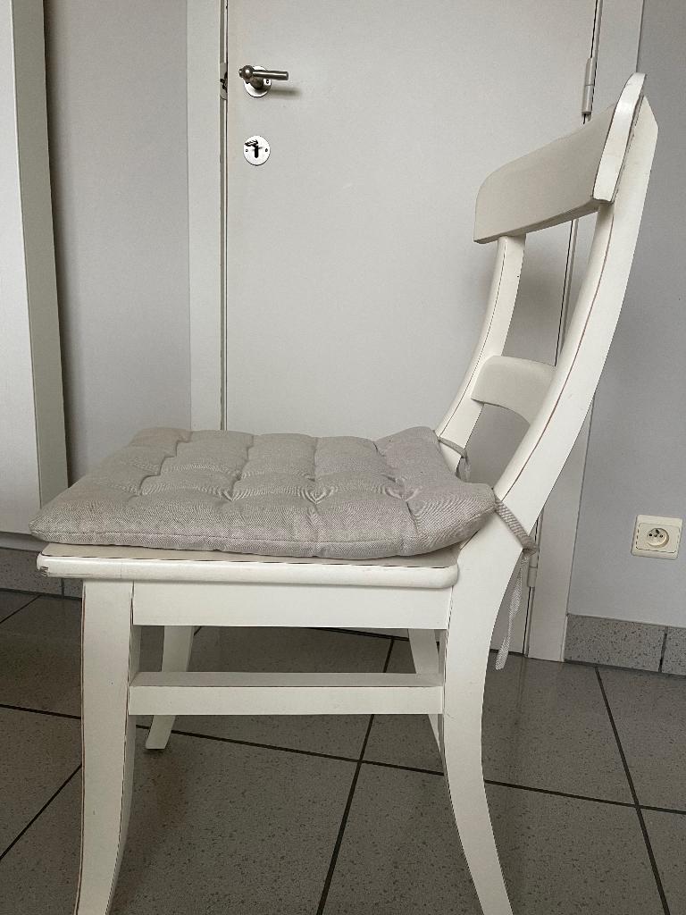 6 stoelen landelijke stijl, Huis en Inrichting, Stoelen, Ophalen, Wit, Vijf, Zes of meer stoelen, Hout