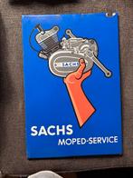 Email emaille bord Sachs motoren vintage te koop, Ophalen, Gebruikt