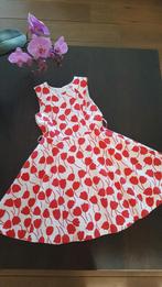 Prachtig communiekleed Blue Bay maat 122 rood / wit ZGAN, Enfants & Bébés, Vêtements enfant | Taille 122, Robe ou Jupe, Enlèvement ou Envoi