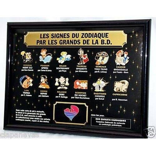 Les signes du Zodiaque par les grands de la BD., Enlèvement ou Envoi, Autres personnages, Neuf, Image, Affiche ou Autocollant