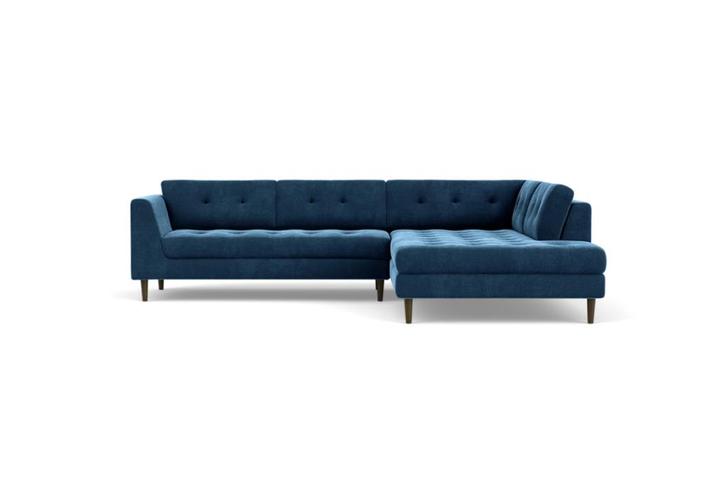 Fauteuil d'angle en velours Nelson à vendre !, Maison & Meubles, Canapés | Salons, Comme neuf, Banc d'angle, Quatre personnes ou plus