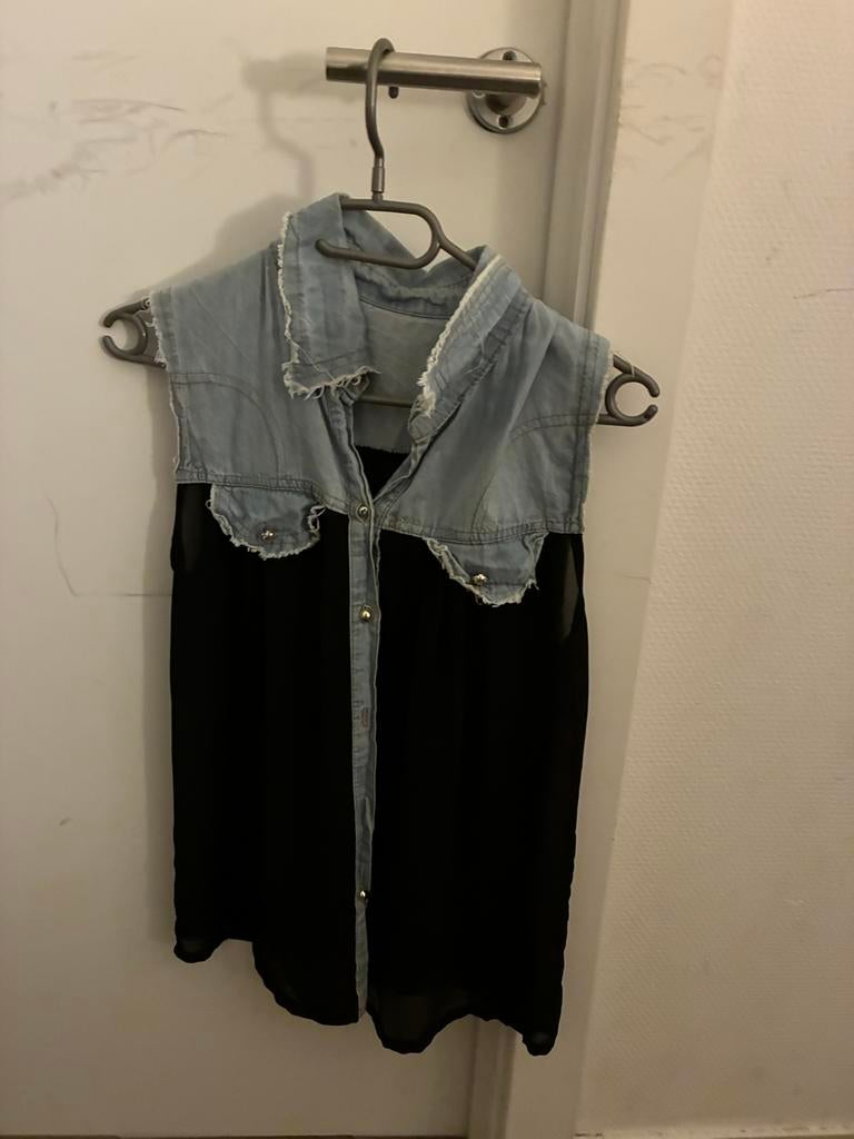 Topje, Kleding | Dames, Topjes, Verzenden, Zwart, Nieuw, Zonder mouw