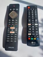 2 telecommandes pour TV Philips et LG., TV