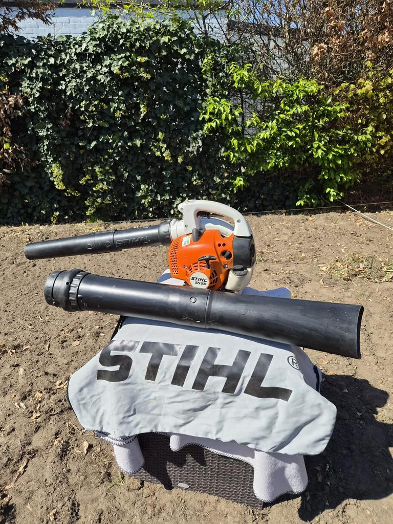 Stihl Bladblazer op benzine prima staat, Ophalen, Benzine, Met opvangzak, Handgedragen