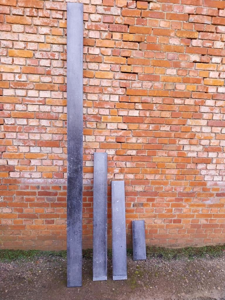 Blauwe steen plinten, Doe-het-zelf en Bouw, Ophalen, Gebruikt, Hardsteen, Plinten