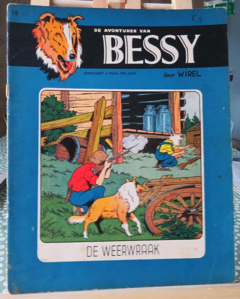 Bessy nr 18 De weerwraak., Ophalen of Verzenden, Gelezen, Willy Vandersteen
