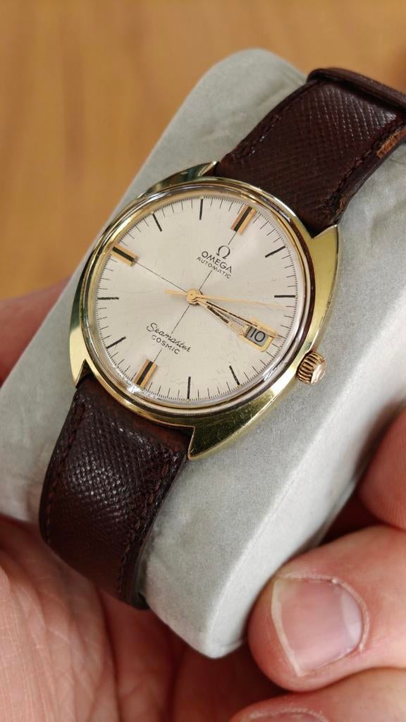 Omega seamaster cosmic automatic, Ophalen, Omega, Verguld