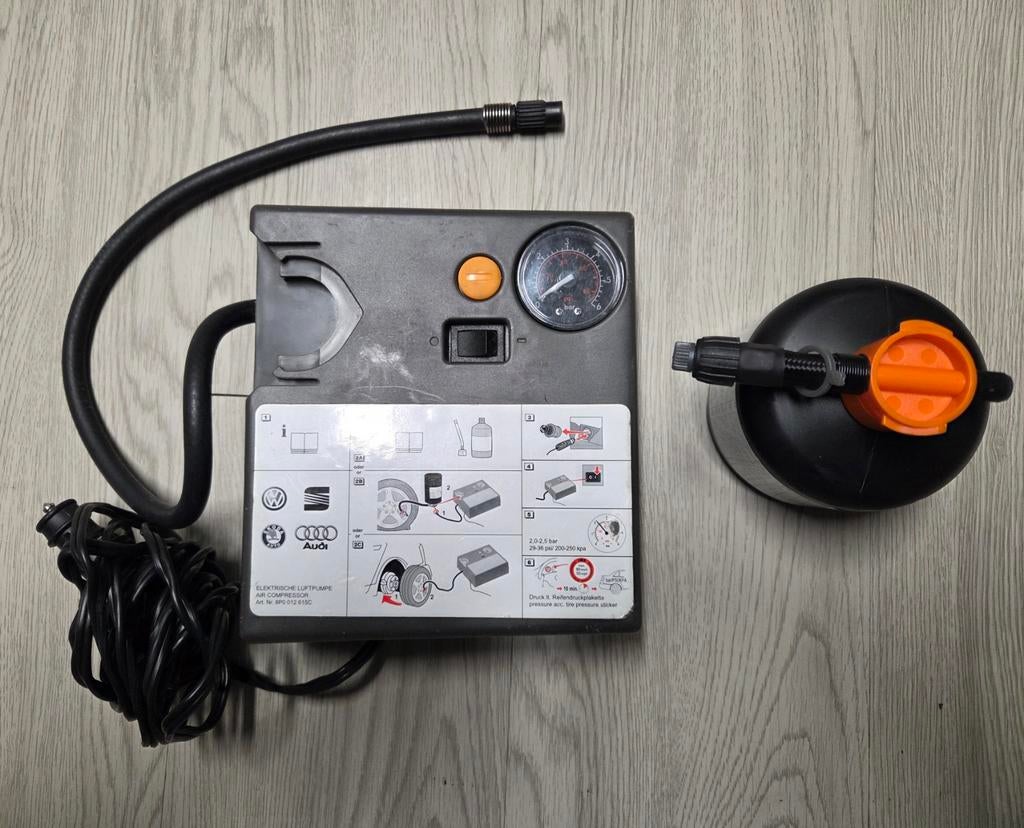 Kit compresseur + anti-crevaison neuf (VW / Audi / Seat / Sk, Enlèvement