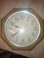 Horloge quartz cadre en bois, Enlèvement ou Envoi