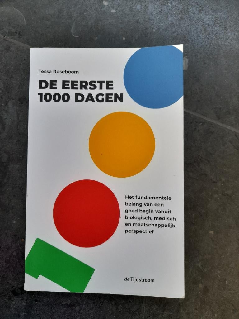 De eerste 1000 dagen, Livres, Philosophie, Enlèvement, Comme neuf, Autres sujets/thèmes, Tessa roseboom