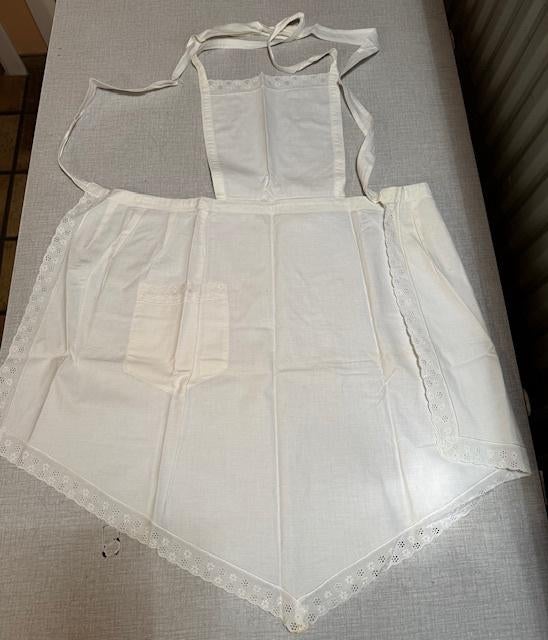 Dienschortje, Kleding | Dames, Ophalen of Verzenden, Wit