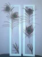 Set van 2 monturen met pauwenveren, Ophalen