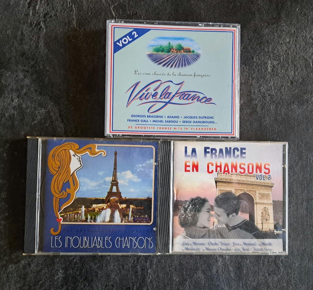 4 CD chansons françaises, Ophalen, Zo goed als nieuw