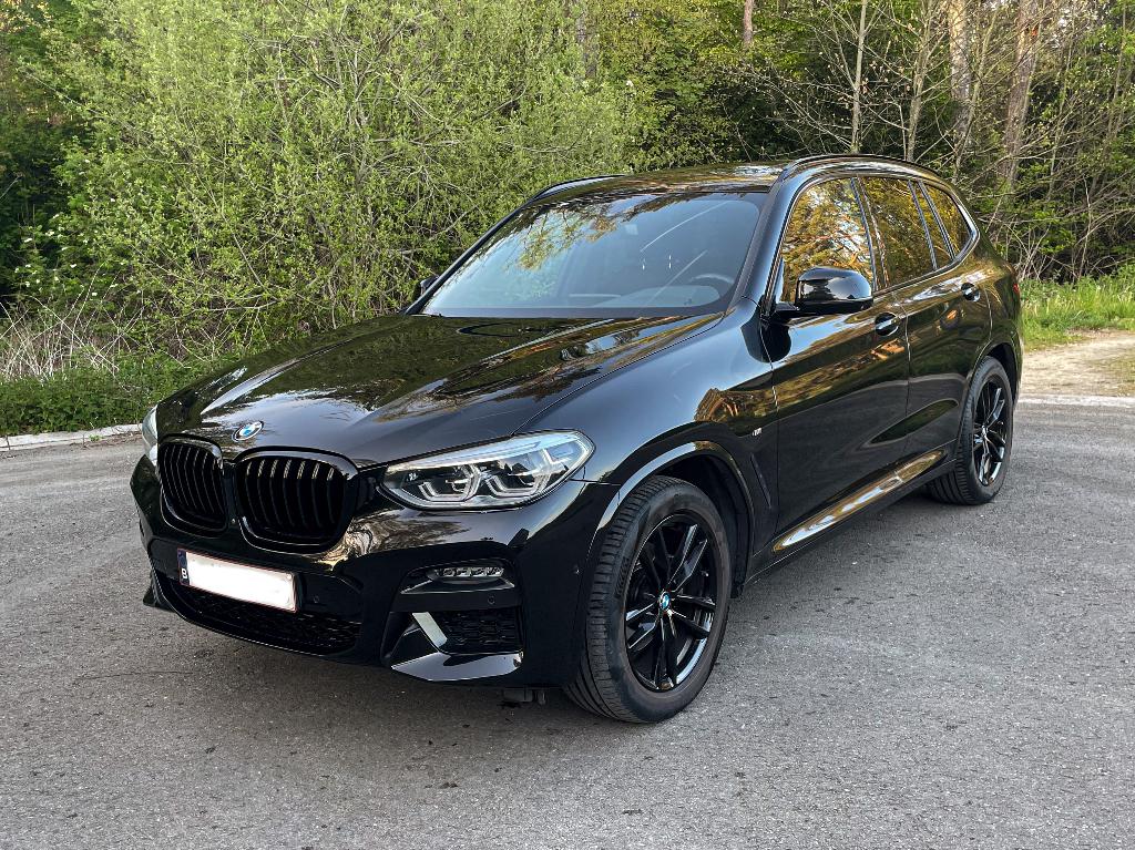 BMW X3 xDrive20i M Sport – 65.000 km, Autos, Feux de virage, Entretenue par le concessionnaire, Noir, 5 portes