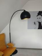 Staande lamp BLACK SPHERE, Huis en Inrichting, Lampen | Vloerlampen, Ophalen, Zo goed als nieuw, Metaal, Sfeer/lees lamp