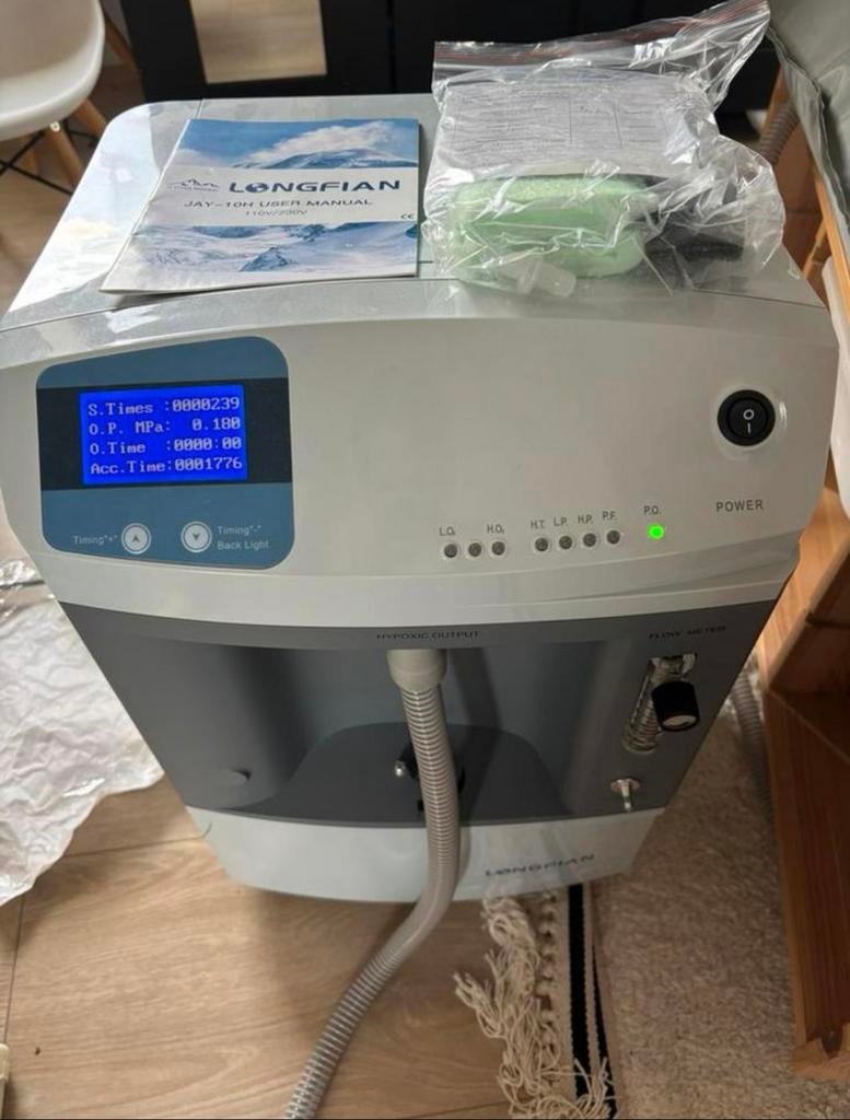 Hoogtetent hypoxic generator jay-10h /sierra 100, Sport en Fitness, Overige Sport en Fitness, Ophalen, Zo goed als nieuw