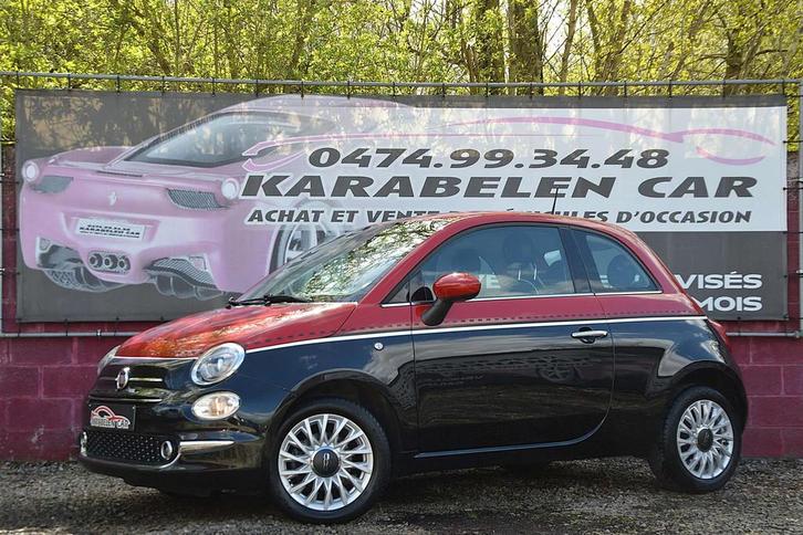 Fiat 500 1.2i Eleganza CARPLAY SENS AR CLIM 41.444KM, Auto's, Fiat, Bedrijf, Te koop, ABS, Airbags, Airconditioning, Android Auto