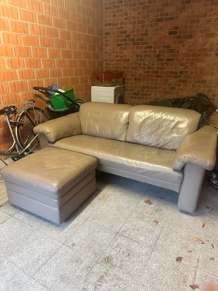 Tweezit met poef Chateau d’ax, Huis en Inrichting, Ophalen, Gebruikt, 100 tot 125 cm, 150 tot 200 cm