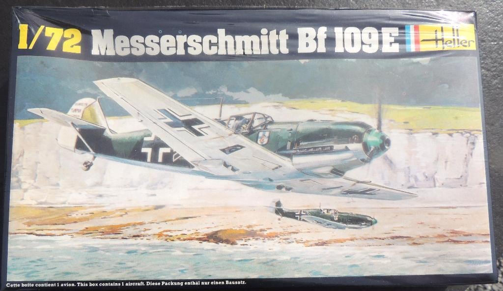 HELLER Messerschmitt BE 109E 1/72 sous celo., 1:72 tot 1:144, Verzenden, Nieuw, Vliegtuig