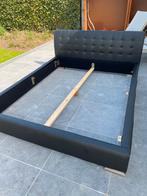 Gratis tweepersoonsbed, 160 cm, plus lattenbodems., Huis en Inrichting, Slaapkamer | Bedden, Ophalen, Zo goed als nieuw, 160 cm