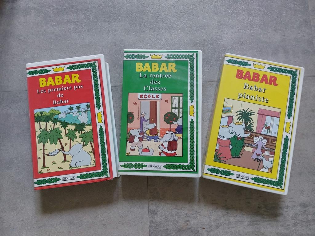 3 VHS BABAR, CD & DVD, VHS | Enfants & Jeunesse, Enlèvement