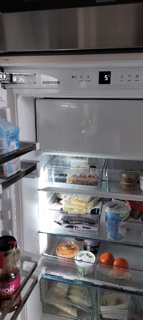 Inbouw koelkast met diepvriesvak Liebherr, Elektronische apparatuur, Koelkasten en IJskasten, 100 tot 150 liter, Ophalen, Gebruikt