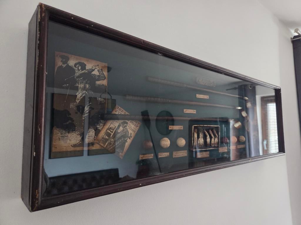 Cadre histoire du golf décoratif, Maison & Meubles, Enlèvement