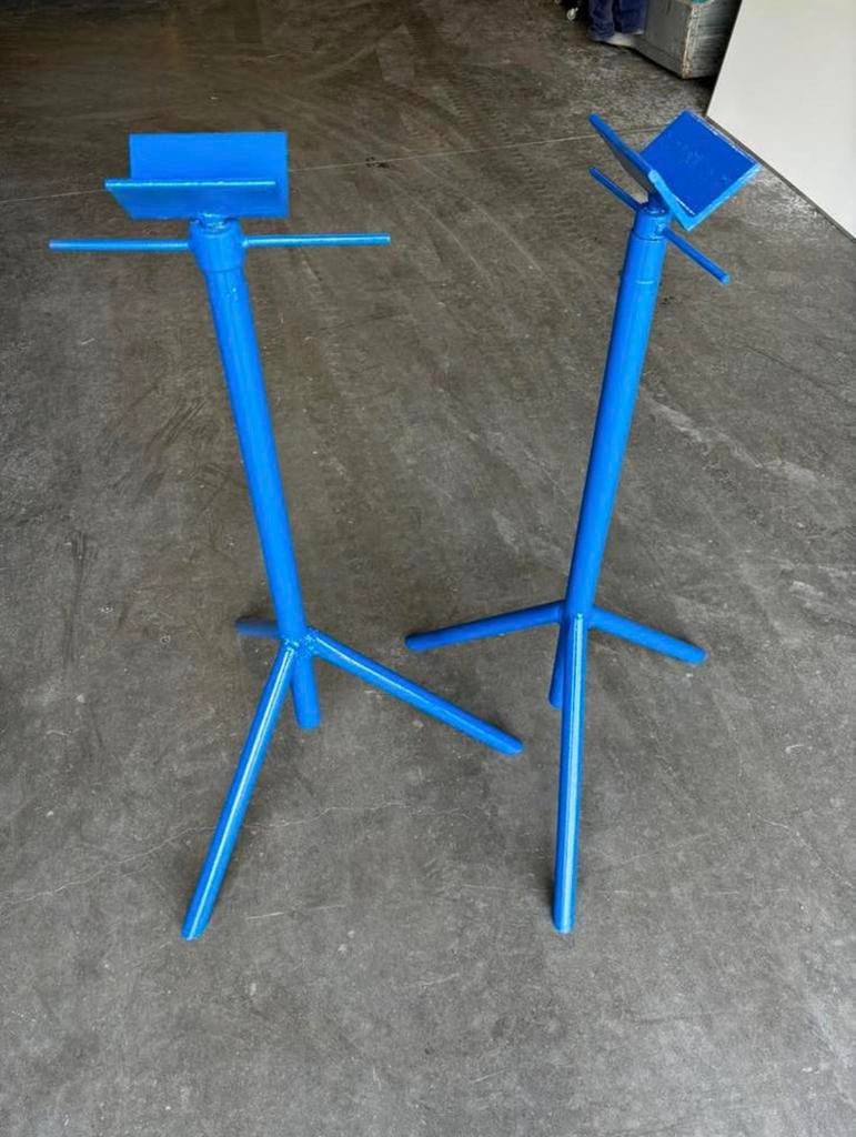 2 afrolsteunen assteunen voor haspel of afrolstandaard, Zakelijke goederen, Kantoor en Winkelinrichting | Onderdelen, Ophalen