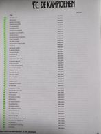 Stripreeks FC De Kampioenen, Livres, BD, Plusieurs BD, Enlèvement, Comme neuf, Hec Leemans