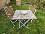 Table et chaise jardin, Jardin & Terrasse, Chaise, Utilisé, 2 places, Enlèvement