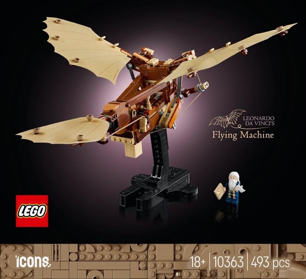 Lego 10363 Vliegmachine Leonardo da Vinci huren - Icons, Lego, Ophalen of Verzenden, Icons, Complete set
