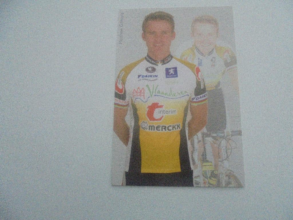 wielrenner-matthew gilmore, Collections, Photos & Gravures, Envoi, 1980 à nos jours, Comme neuf, Photo