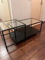 Glazen salontafel IKEA in goede staat, Enlèvement, Utilisé