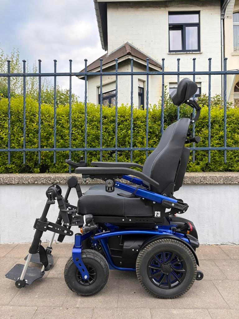 Fauteuil roulant électrique Vermeiren Forest F3 état neuf, Enlèvement ou Envoi, Pliant, Comme neuf, Fauteuil roulant électrique