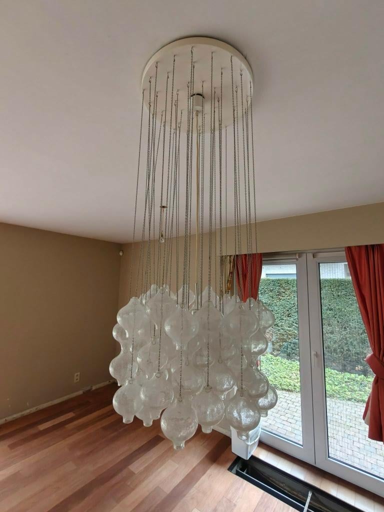 Luster, Huis en Inrichting, Ophalen, Gebruikt, Glas