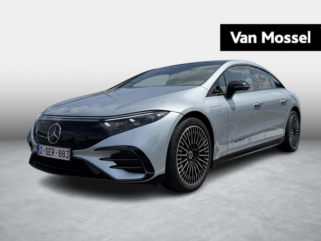 Mercedes-Benz EQS 450+ AMG Line - PANORAMISCH DAK - TREKHAAK, Auto's, Mercedes-Benz, Automaat, 4 deurs, Gebruikt, 333 pk