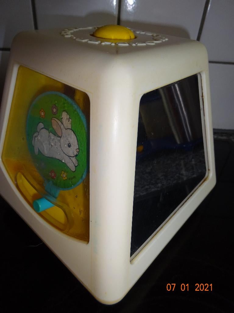 Vintage 1978 Fisher-Price #156 TURN & LEARN Activity Cube, Ophalen of Verzenden
