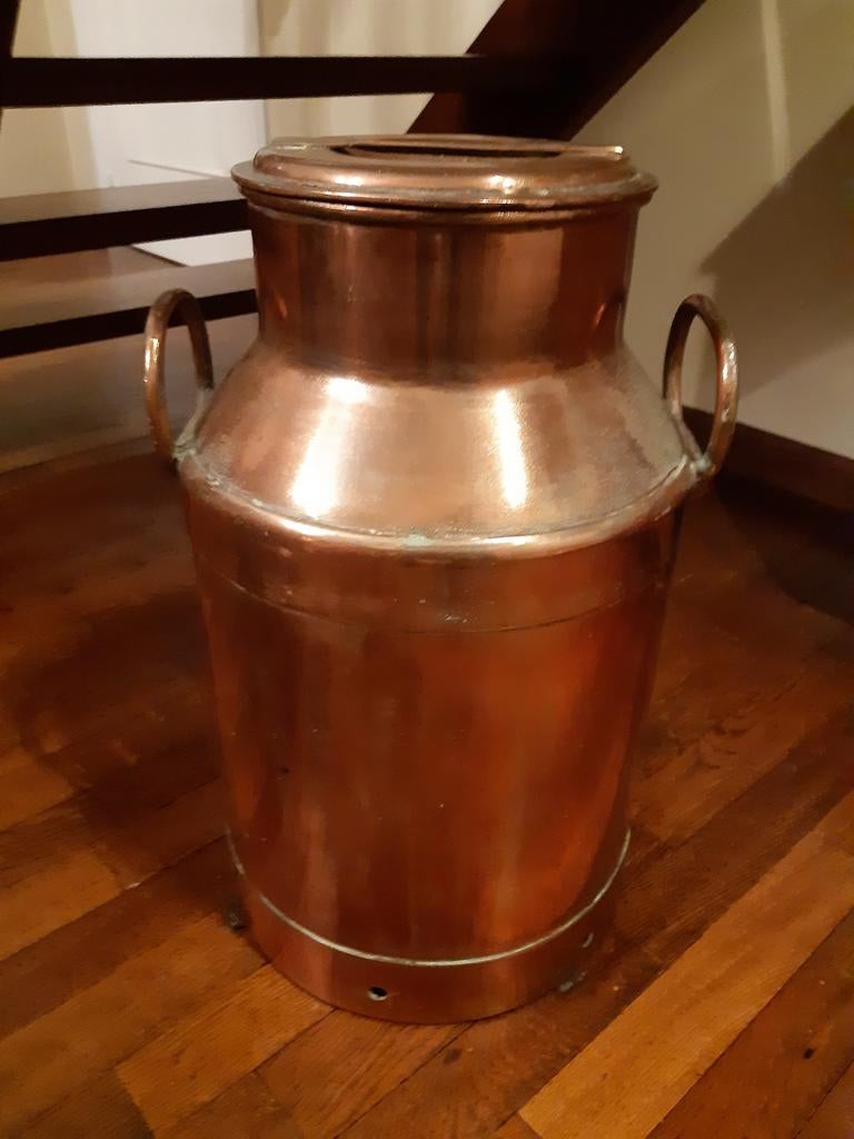 Koperen melkkan, Ophalen